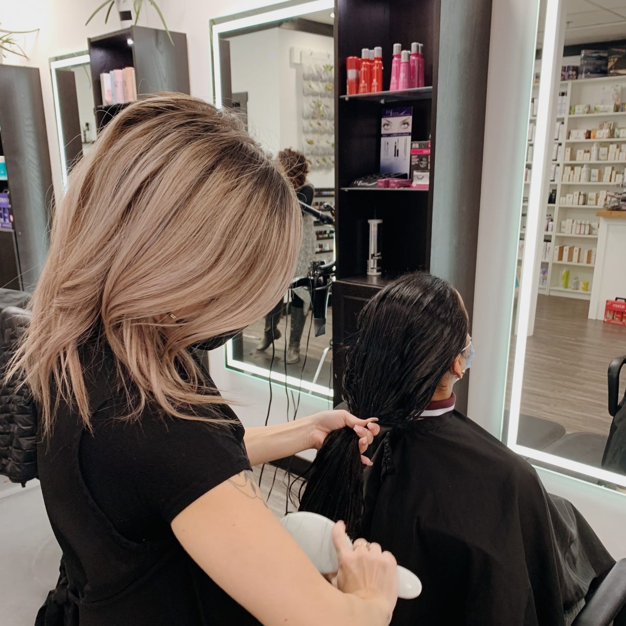 Combatting Split Ends and Hair Growth Tips with Brittany Rainbow Room